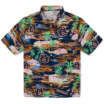 Auburn Tigers Hawaiian Shirt - Hawaii Island | Moonbestprint