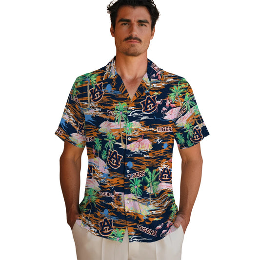 Auburn Tigers Hawaiian Shirt - Hawaii Island | Moonbestprint