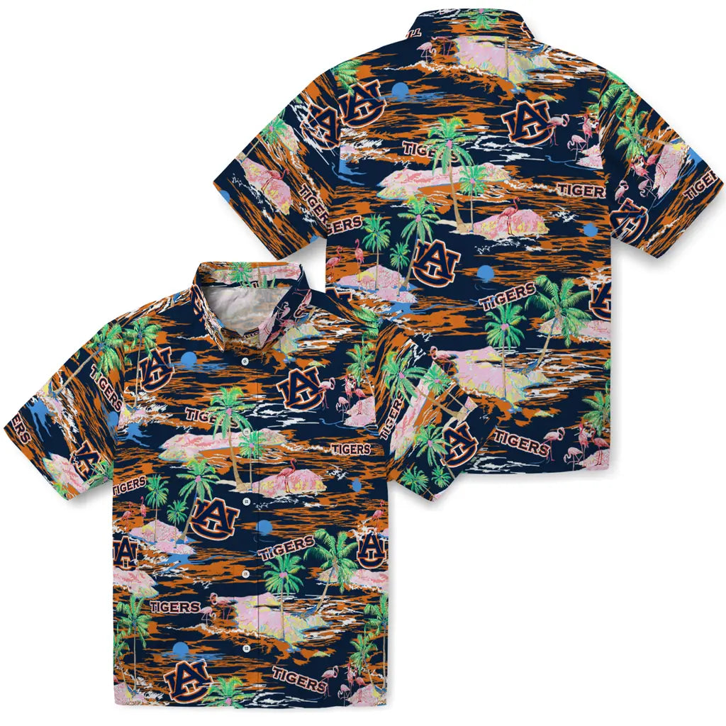Auburn Tigers Hawaiian Shirt - Hawaii Island | Moonbestprint