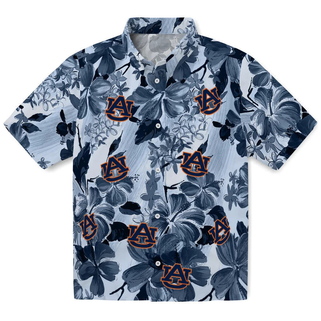 Auburn Tigers Hawaiian Shirt - Hibiscus Arrangement | Moonbestprint