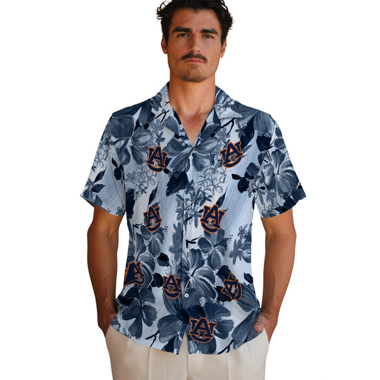 Auburn Tigers Hawaiian Shirt - Hibiscus Arrangement | Moonbestprint
