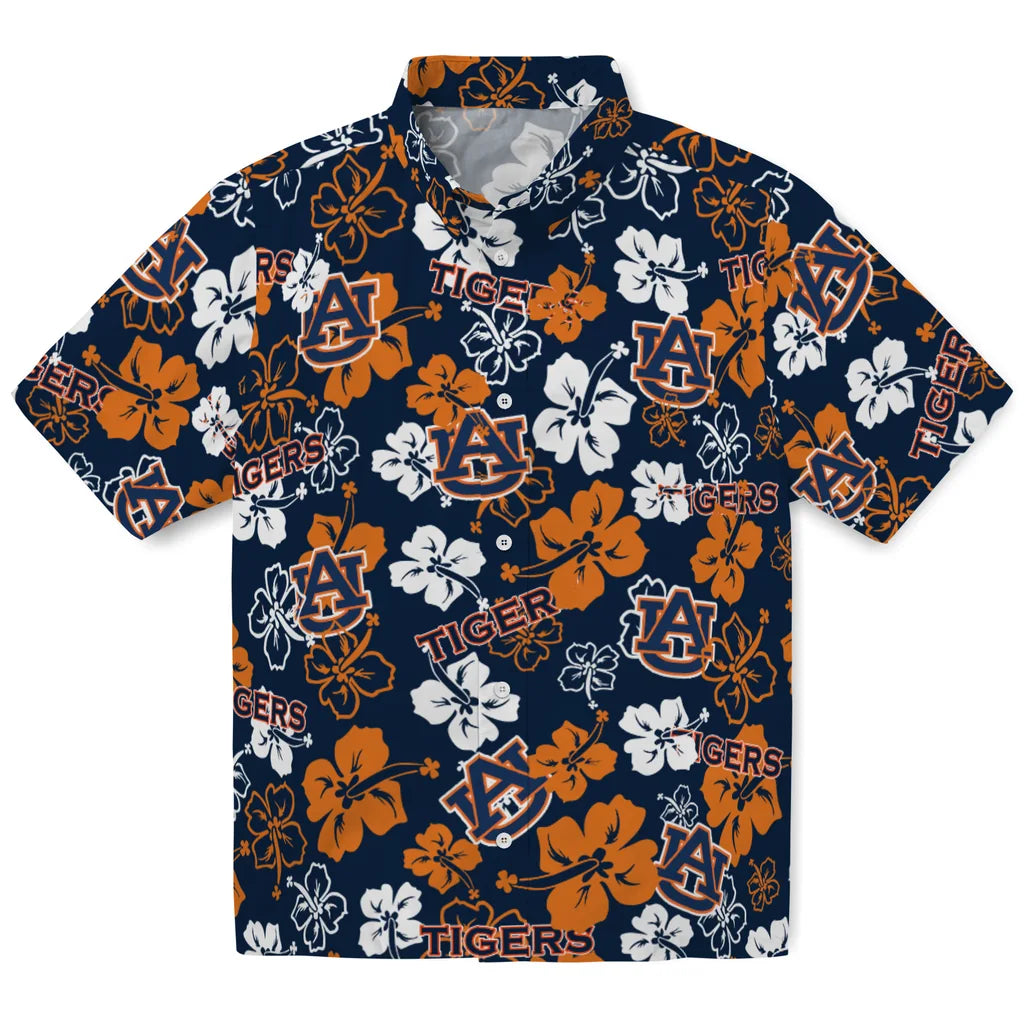 Auburn Tigers Hibiscus Bloom Hawaiian Shirt – Moonbestprint