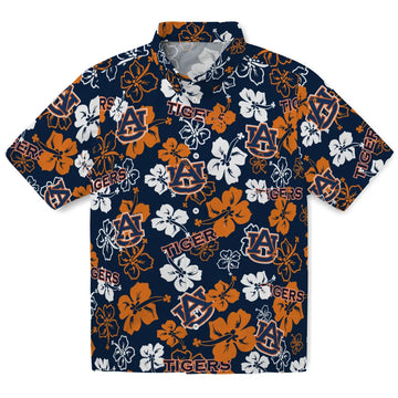 Auburn Tigers Hibiscus Bloom Hawaiian Shirt – Moonbestprint