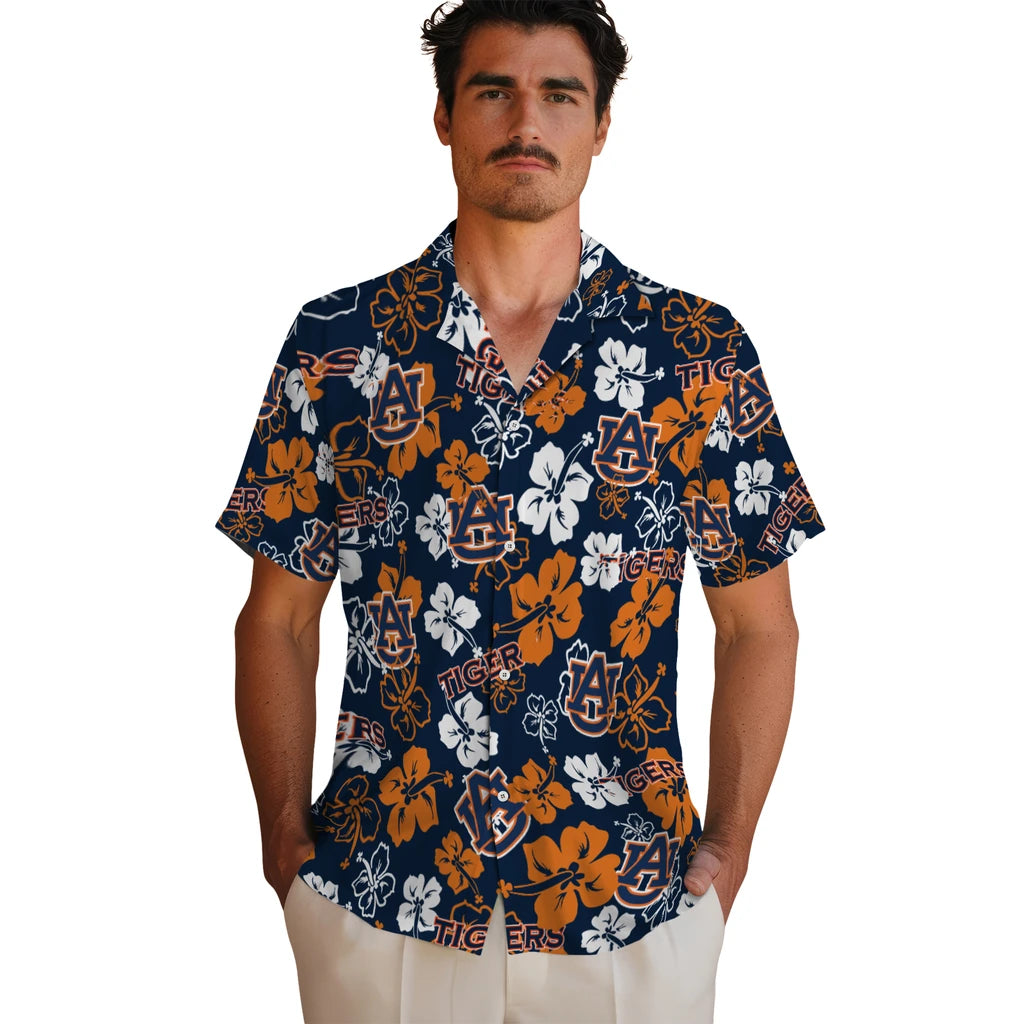 Auburn Tigers Hibiscus Bloom Hawaiian Shirt – Moonbestprint