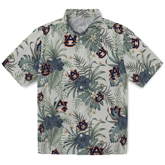 Auburn Tigers Hawaiian Shirt - Hibiscus Designs | Moonbestprint