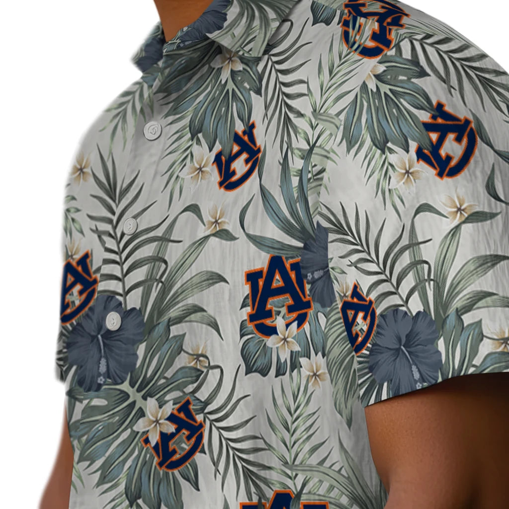 Auburn Tigers Hawaiian Shirt - Hibiscus Designs | Moonbestprint