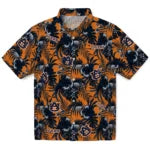 Auburn Tigers Hawaiian Shirt - Hibiscus Exotic | Moonbestprint