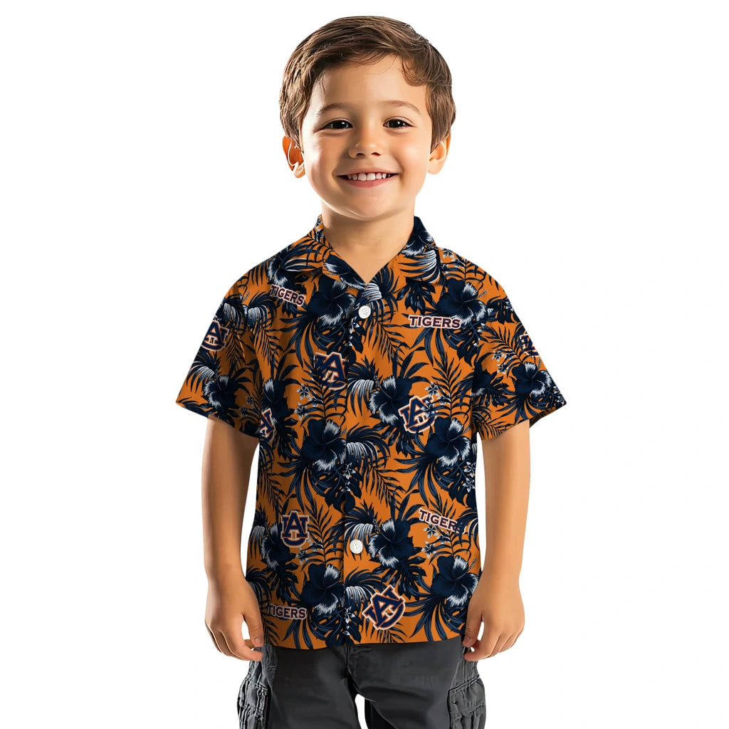 Auburn Tigers Hawaiian Shirt - Hibiscus Exotic | Moonbestprint