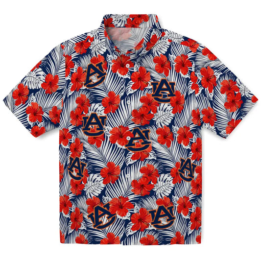 Auburn Tigers Hawaiian Shirt - Hibiscus Fiesta | Moonbestprint