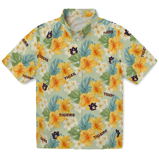 Auburn Tigers Hawaiian Shirt - Hibiscus Mood | Moonbestprint