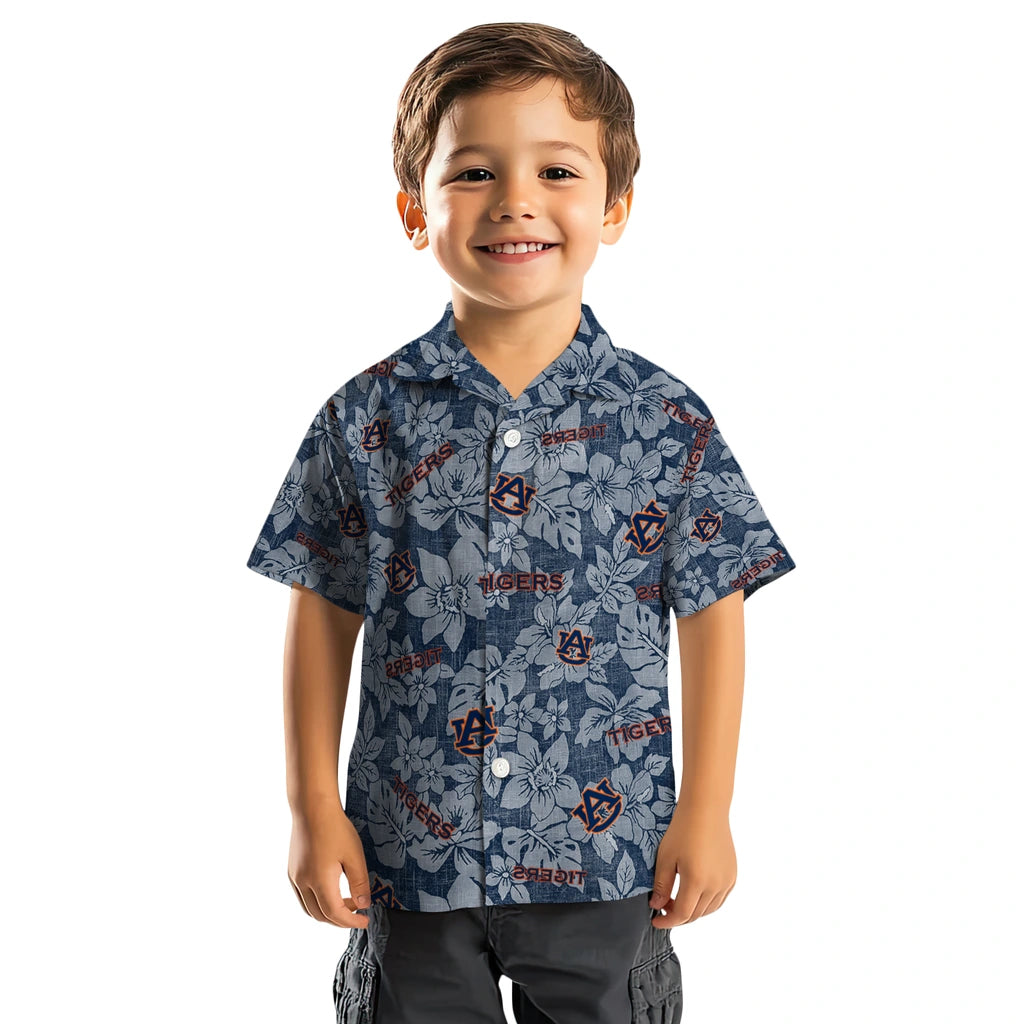 Auburn Tigers Hawaiian Shirt - Hibiscus Oasis | Moonbestprint