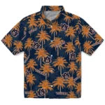 Auburn Tigers Hawaiian Shirt - Palm Tree Motif | Moonbestprint