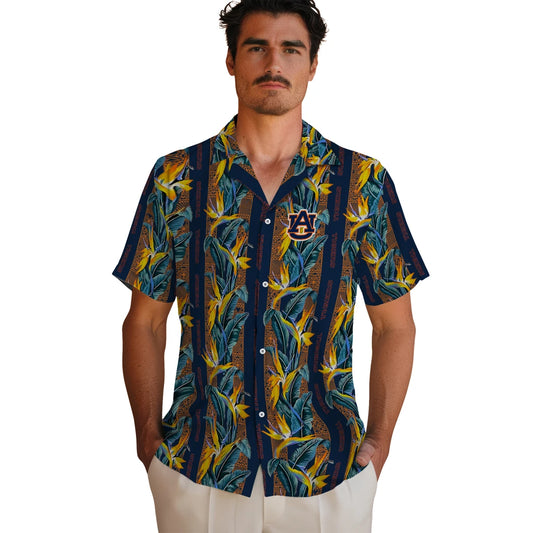 Auburn Tigers Hawaiian Shirt - Paradise Vines | Moonbestprint