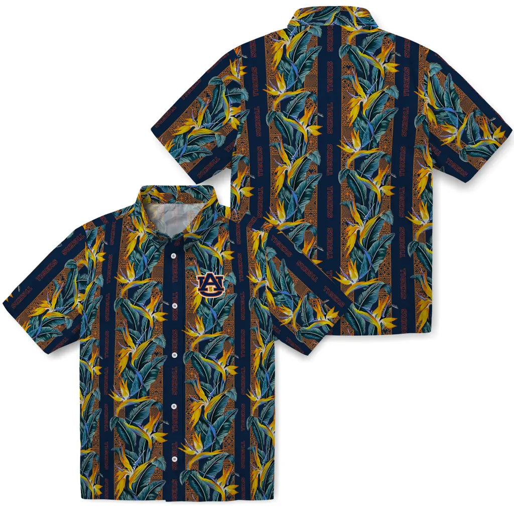 Auburn Tigers Hawaiian Shirt - Paradise Vines | Moonbestprint