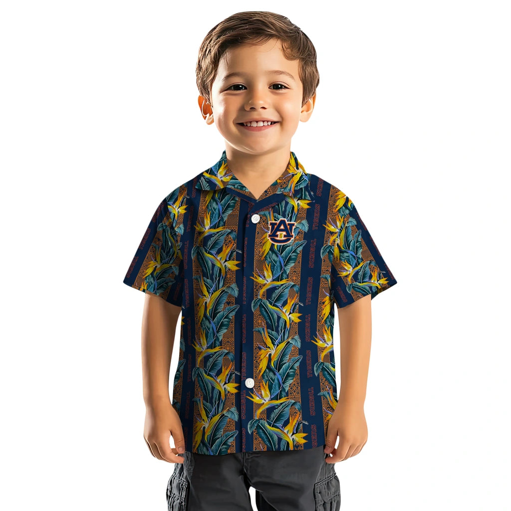 Auburn Tigers Hawaiian Shirt - Paradise Vines | Moonbestprint