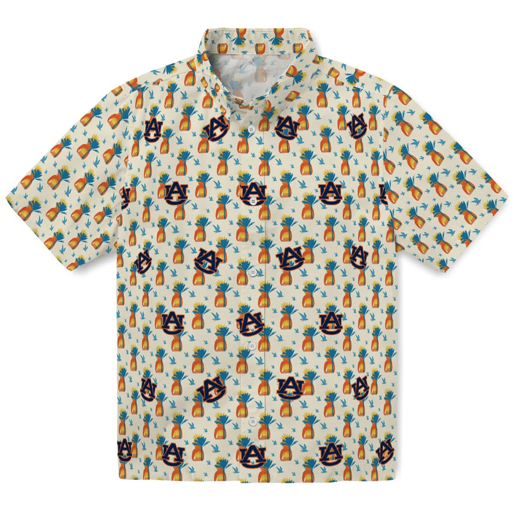 Auburn Tigers Hawaiian Shirt - Pineapple Delight | Moonbestprint