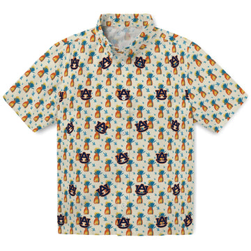 Auburn Tigers Hawaiian Shirt - Pineapple Delight | Moonbestprint