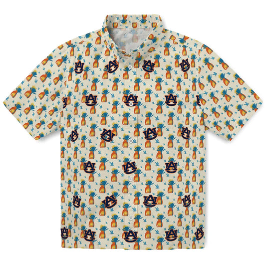 Auburn Tigers Hawaiian Shirt - Pineapple Delight | Moonbestprint