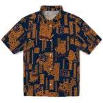 Auburn Tigers Hawaiian Shirt - Turtle Lines | Moonbestprint