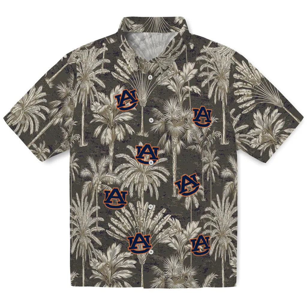 Auburn Tigers Hawaiian Shirt - Vintage Palm Tree | Moonbestprint