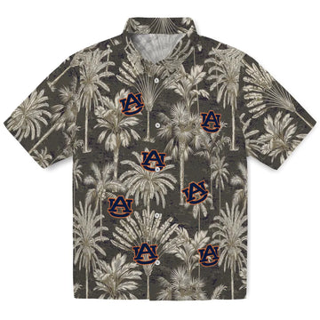 Auburn Tigers Hawaiian Shirt - Vintage Palm Tree | Moonbestprint