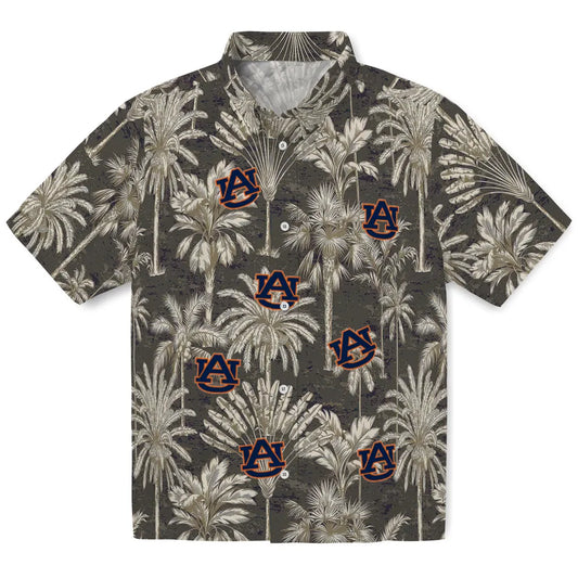 Auburn Tigers Hawaiian Shirt - Vintage Palm Tree | Moonbestprint