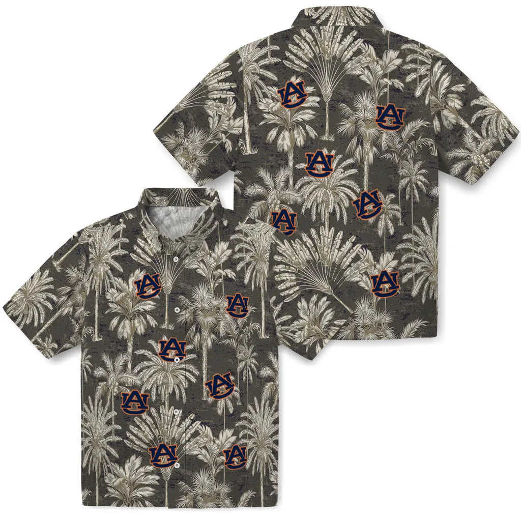 Auburn Tigers Hawaiian Shirt - Vintage Palm Tree | Moonbestprint