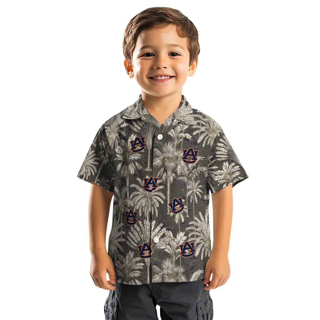 Auburn Tigers Hawaiian Shirt - Vintage Palm Tree | Moonbestprint