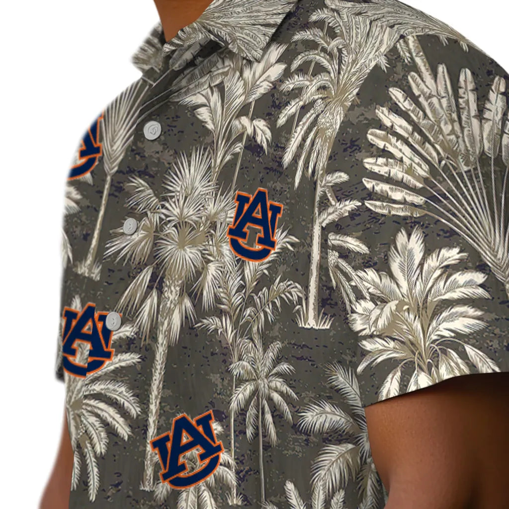Auburn Tigers Hawaiian Shirt - Vintage Palm Tree | Moonbestprint