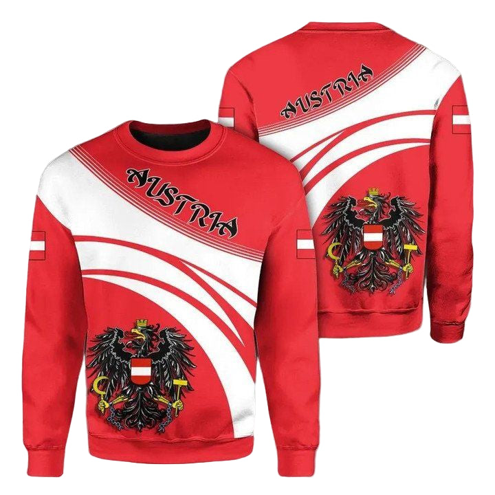 Austria Coat Of Arms Sweater Cricket Style J5W ? Usalast