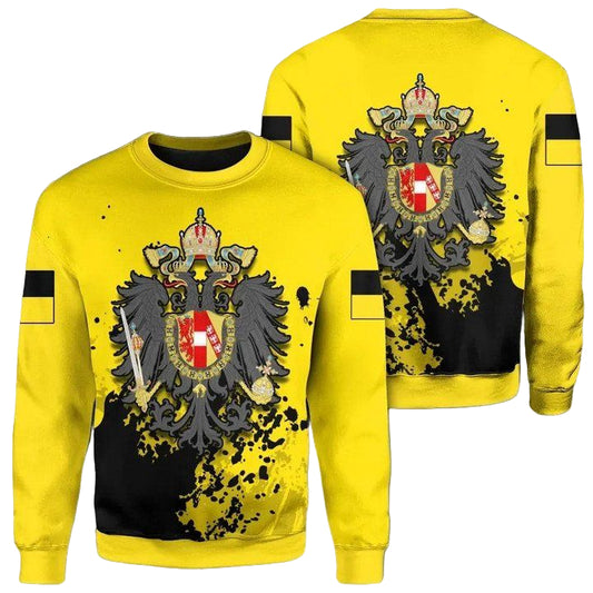 Austrian Empire Coat Of Arms Sweater Spaint Style J8W ? Usalast