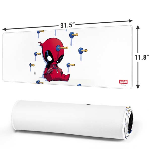 Marvel Deadpool Babypool Playing Gaming Mouse Pad Moonbestprint