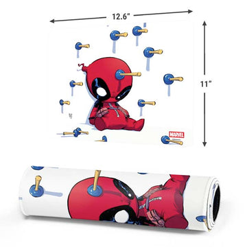 Marvel Deadpool Babypool Playing Gaming Mouse Pad Moonbestprint