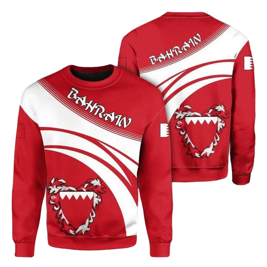 Bahrain Coat Of Arms Sweater Cricket Style J5W ? Usalast
