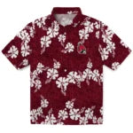 Ball State Cardinals Hawaiian Shirt - 50th State Flower | Moonbestprint