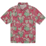 Ball State Cardinals Hawaiian Shirt - Anthurium Overlay | Moonbestprint