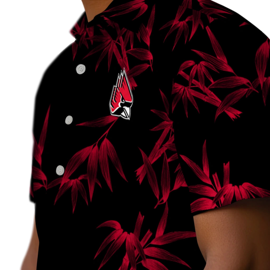Ball State Cardinals Hawaiian Shirt - Bamboo Branches | Moonbestprint