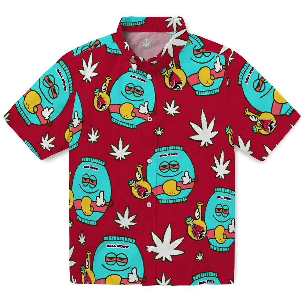 Ball State Cardinals Hawaiian Shirt - Chill Vibe | Moonbestprint
