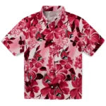 Ball State Cardinals Hawaiian Shirt - Hibiscus Arrangement | Moonbestprint