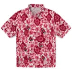 Ball State Cardinals Hawaiian Shirt - Hibiscus Blooms | Moonbestprint