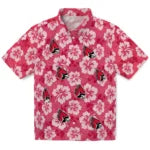 Ball State Cardinals Hawaiian Shirt - Hibiscus Cluster | Moonbestprint