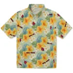 Ball State Cardinals Hawaiian Shirt - Hibiscus Mood | Moonbestprint