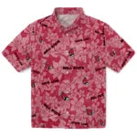 Ball State Cardinals Hawaiian Shirt - Hibiscus Oasis | Moonbestprint