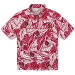 Ball State Cardinals Hawaiian Shirt - Monstera Layer | Moonbestprint