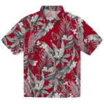 Ball State Cardinals Hawaiian Shirt - Palm Leaves | Moonbestprint