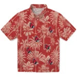 Ball State Cardinals Hawaiian Shirt - Vintage Palm Tree | Moonbestprint