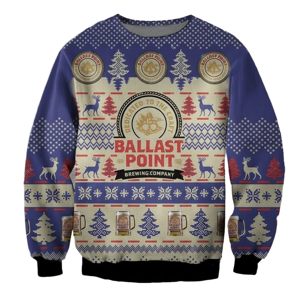 Ballast Point Brewing Ugly Christmas Sweater 2022 ? Usalast