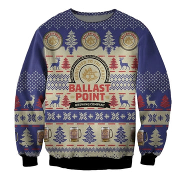 Ballast Point Brewing Ugly Christmas Sweater 2022 ? Usalast