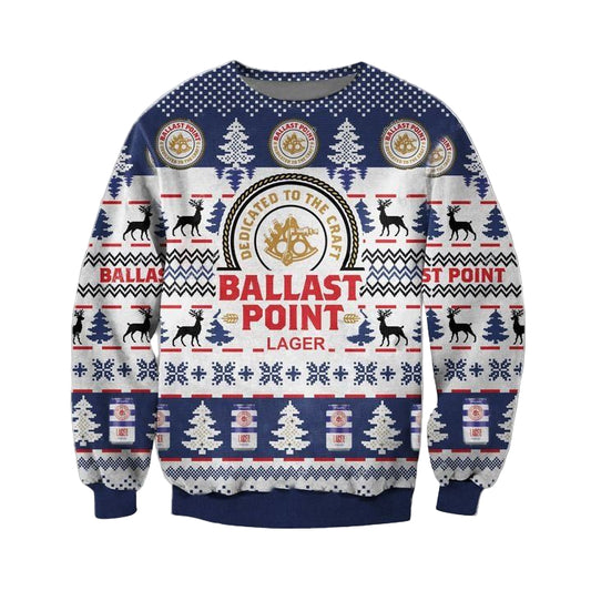 Ballast Point Lager Ugly Christmas Sweater 2022 ? Usalast