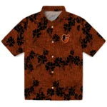 Baltimore Orioles Hawaiian Shirt - 50th State Flower | Moonbestprint